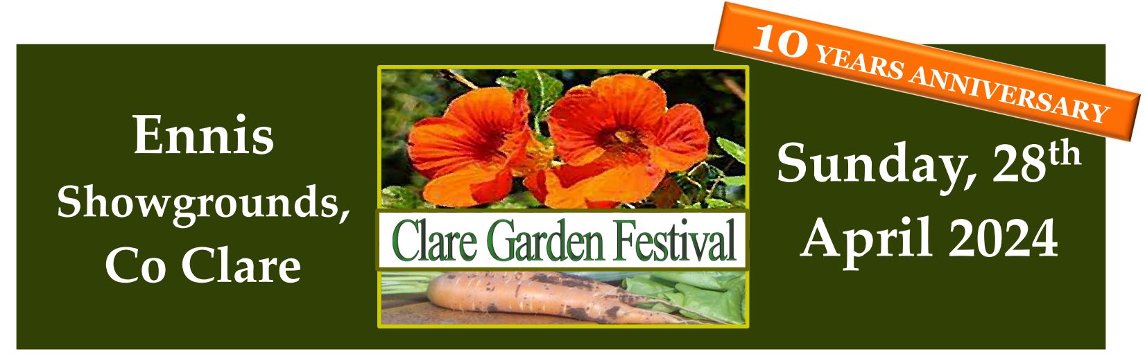 Clare Garden Festival 2024 - 10 years - 28th April